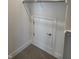 Walk-in closet features shelving and a hidden storage closet for extra space at 5421 Upper Garden Way, Zionsville, IN 46077
