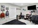 Bedroom with shelves and desk. Functional with lots of space to be creative at 5683 Oakmont Blvd, Bargersville, IN 46106