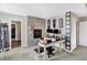 Bedroom featuring a home office, fireplace and ensuite bath at 5683 Oakmont Blvd, Bargersville, IN 46106