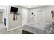 This bedroom features a TV, a sports theme, and comfortable decor at 5683 Oakmont Blvd, Bargersville, IN 46106