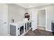 The dog room features built in cages, a window, and LVP flooring at 5683 Oakmont Blvd, Bargersville, IN 46106