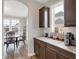 Kitchen area with beautiful countertops and stainless steel appliances at 5683 Oakmont Blvd, Bargersville, IN 46106