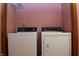 Laundry room featuring a washer and dryer, perfect for convenient chores at 6725 Bridgefield Way # 1, Indianapolis, IN 46254
