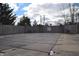 A seasonal swimming pool is covered and secured at 6725 Bridgefield Way # 1, Indianapolis, IN 46254