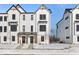 Beautiful new construction townhome with a modern farmhouse design and covered entryways at 7070 Nine Penny Dr, Brownsburg, IN 46112