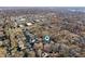 Aerial view of a residential neighborhood with a highlighted home location at 1020 E 51St St, Indianapolis, IN 46205