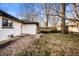 Backyard featuring gravel, lawn, and perimeter fencing at 1020 E 51St St, Indianapolis, IN 46205