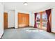 This bedroom features natural light and a closet, ready for its new owner to move in and decorate at 10709 E County Road 100 N, Indianapolis, IN 46234