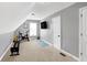 Bright exercise room featuring an exercise bike, television, and motivational wall art at 10896 Fairwoods Dr, Fishers, IN 46037