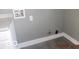 Laundry hookups and electrical work for a modern washer and dryer, easy to maintain clean look at 1311 E Hines St, Muncie, IN 47303