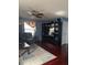 Comfortable living room with hardwood floors, and modern furniture at 203 Village Green Dr, Indianapolis, IN 46227