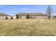 Backyard with small privacy fence at 6103 Lazy Ln, Indianapolis, IN 46259