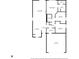 Detailed floor plan showcasing the layout of the home, including room dimensions and locations of bathrooms and closets at 6905 Percy Dr, Indianapolis, IN 46113