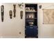 Dining room shelving and tribal accents at 7671 Sherry Ln, Brownsburg, IN 46112