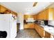 Spacious kitchen with ample counter space, plenty of cabinetry, and stainless steel appliances ready for cooking at 8525 Edith St, Martinsville, IN 46151