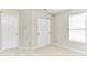 Bedroom featuring neutral carpet, light walls, a window, and a closet for storage at 12243 Belfry Dr, Noblesville, IN 46060