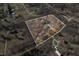 Aerial shot showing the boundary of the property in relation to its surroundings at 1285 W Judson Ln, Mooresville, IN 46158
