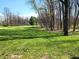 Expansive green space featuring a long pathway and bordered by dense trees, offering privacy and serenity at 1285 W Judson Ln, Mooresville, IN 46158