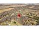 Area aerial view of the house's approximate location as indicated by the red icon marker at 1285 W Judson Ln, Mooresville, IN 46158
