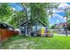 Charming home with a well-kept lawn and inviting wooden deck, blending comfort with curb appeal in a cozy neighborhood at 1304 N Tuxedo St, Indianapolis, IN 46201