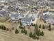 An aerial view of the neighborhood displaying the homes, landscaping, and overall community setting at 14466 Integrity Ct, Carmel, IN 46033
