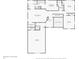 Second floor layout with primary bedroom, additional bedrooms, and bathroom highlighted at 14466 Integrity Ct, Carmel, IN 46033