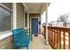 Relaxing covered front porch with seating, perfect for enjoying the outdoors at 1820 E Maryland St, Indianapolis, IN 46201