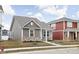 Attractive home with a stone-accented facade, well-maintained lawn, and inviting entrance at 2556 Lamar Dr, Whitestown, IN 46075