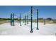 Outdoor workout area, showing various exercise equipment in a community park setting at 2556 Lamar Dr, Whitestown, IN 46075
