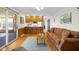 Open-concept living area with seamless flow to the kitchen, offering a modern and connected living space at 2665 Chestnut St, Columbus, IN 47201