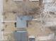 Bird's eye view of a modest home, revealing the roof, backyard, and surrounding foliage at 2959 N Lasalle St, Indianapolis, IN 46218