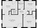 A simple floorplan layout with room sizes noted throughout the image at 2959 N Lasalle St, Indianapolis, IN 46218