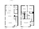 Detailed floor plan showcasing the layout of the home, including room dimensions and key features at 3917 Wren Dr, Brownsburg, IN 46112