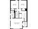 Detailed floor plan featuring primary bedroom with walk-in closet and two additional bedrooms at 3917 Wren Dr, Brownsburg, IN 46112