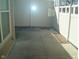 Enclosed patio area with concrete flooring, offering a private outdoor space at 515 Bridgestone Dr, Mooresville, IN 46158