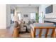Cozy living room featuring hardwood floors, modern furnishings, and a fireplace at 5537 Broadway St, Indianapolis, IN 46220