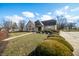 Exterior view of a well-maintained building with landscaping under a bright sky at 5721 Quail Crossing Dr, Indianapolis, IN 46237