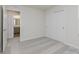 Neutral bedroom with bathroom access and large closet with sliding doors at 7324 Shroyer Way, Noblesville, IN 46062