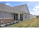 Inviting home exterior with a covered porch and manicured landscaping at 11758 Harvester S Cir, Noblesville, IN 46060