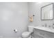 A clean and functional bathroom with modern fixtures and stylish vanity at 12777 Rotterdam Rd, Fishers, IN 46037