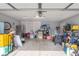 A spacious garage offers ample storage and parking space, enhancing the home's functionality at 12777 Rotterdam Rd, Fishers, IN 46037