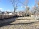 A large backyard with a wood fence at 1422 E 49Th St, Indianapolis, IN 46205