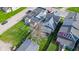 Overhead view of home's yard, roof, and neighboring properties, showcasing its place in the community at 1724 Prospect St, Indianapolis, IN 46203