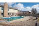 Backyard featuring an in-ground pool and patio area, perfect for outdoor entertaining at 1841 Sonesta Ln, Indianapolis, IN 46217