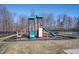 Community playground offers a fun and safe space for to play at 19149 Gillcrest Dr, Noblesville, IN 46062