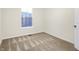 Neutral bedroom featuring carpet, bright walls and a view from the window at 19511 Grassy Branch Rd, Westfield, IN 46074