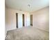 Bedroom with neutral carpet, paint and a closet with open doors at 2549 Black Antler Ct, Indianapolis, IN 46217
