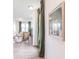 View from the hallway showcasing an open-concept floor plan with a living room at 275 Hunters Ridge Dr, Danville, IN 46122