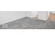 Neutral bedroom boasts a carpet floor and bright white walls at 275 Hunters Ridge Dr, Danville, IN 46122