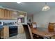 Cozy kitchen with modern appliances, and a dining table at 3039 Armory Dr, Indianapolis, IN 46208